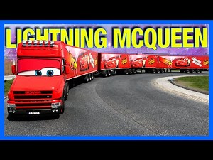 Lightning McQueen Road Train in Euro Truck Simulator 2