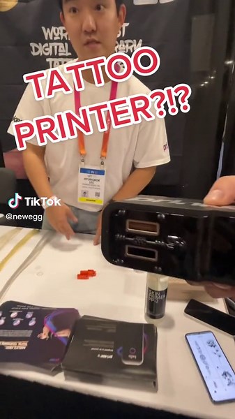 World's First Temporary Tattoo Printer: Easy, Affordable & Customizable