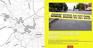 Mapped: 21 shootings across Salford over the past 18 months