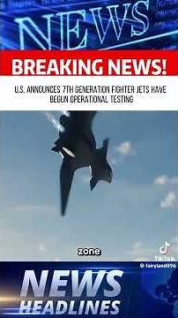 Breaking News: U.S. Air Force Unveils 7th Gen Stealth Fighter Jet | Game Changer 2025