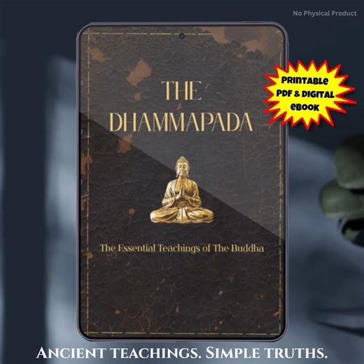 The Dhammapada PDF Ebook – 423 Verses With Pali & English Translation | Printable Buddhist Scripture | 8.5x11 Digital Download - Etsy