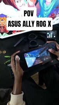Asus ally Rog X vs 42 inch oled screen #gaming #ROGAllyx #pcgaming #rtx4090 #rtx