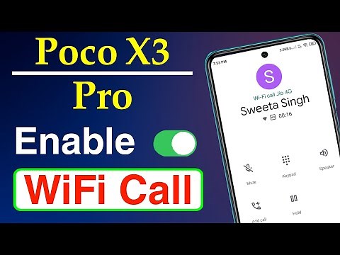 How to Enable WiFi Calling in Poco X3 Pro | Xiaomi Poco X3 Pro me WiFi Calling Kaise Kare