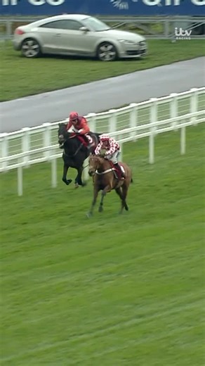 ITV Racing on Instagram: "“What a leap at the last” for Jango Baie as as @nicodeboinville takes victory in the 1965 Chase at @ascotracecourse"