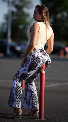 Emilia came into the office today to interview for a Receptionist position. The interview went ok, but I wasn't sure if I wanted to hire her until now. Look at her outside waiting for her Uber. Should I go out there and offer her the job? | Dayattheoffice