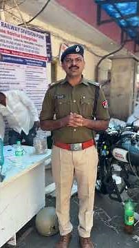 #railway #rpf #rpf_awareness #indianrailways #pune #operationjanjagran #parcel #motercycle