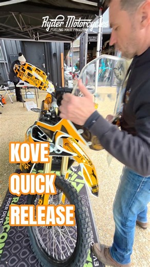Kove 450 Rally Quick Release #shorts #kove #dakar