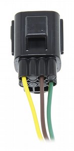 Curt T-Connector Vehicle Wiring Harness for Factory Tow Package - 4-Pole Flat Trailer Connector CURT