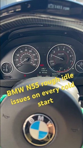 2013 N55 BMW 335 Rough/Bogging idle issue on every cold start with my
