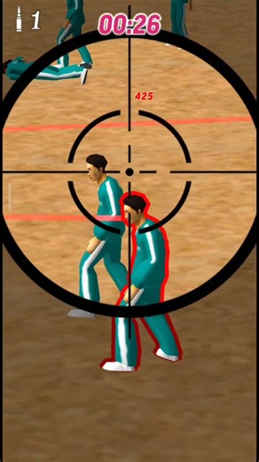 Squid game 🔥 k sniper challenge 3d 🎯 #squidgame #squidgame3 #shortviral #shortfeed #trendingshortt