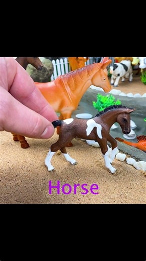 Farm Small World Diorama With Animals And Windmill | Cow Pig Horse