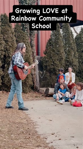 Rainbow Community School on Instagram: "A little love from today’s song circle…#weloverainbowcommunityschool #elementaryschool #preschool #community #songcircle"