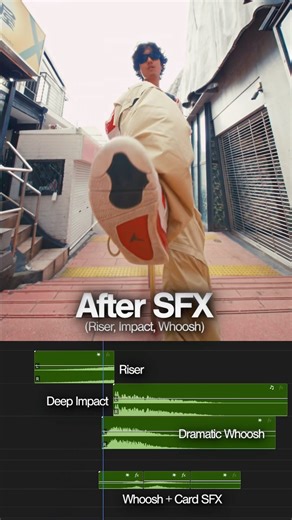 Elevating Transitions with Sound FX🔊✨#sfx #tutorial #transition #howto #bts
