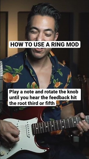 This is how to use a Ring Mod on your guitar