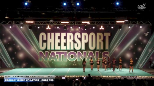 Zachary Cheer Athletics - Code Red [2026 L2 Senior - D2 - Small - A Day 1] 2026 CHEERSPORT National All Star Cheerleading Championship
