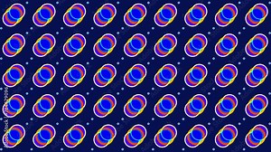 Memphis style background. Abstract animation of a retro patterns with geometrical shapes and lines. Seamless loop pop art design