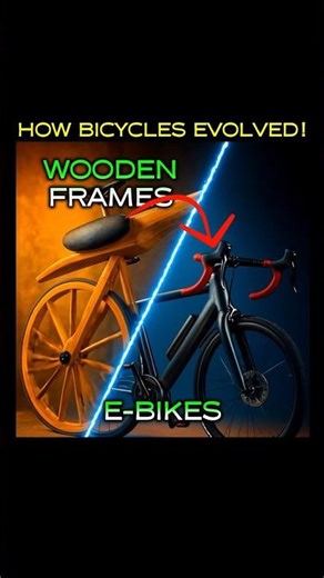HOW BICYCLES EVOLVED! From Wooden Frames to E-bikes 📜⚙️📈🔍✨