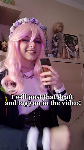ONE COMMENT - ONE DRAFT #ldshadowlady #minecraft #cosplay #lifeseries #empiressmp
