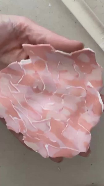 8.9K views · 95 reactions | Faux Rose Quartz tutorial without using paint! This technique just takes a bit of layering and rolling to create this gorgeous look! . | The Little Craft House | Facebook