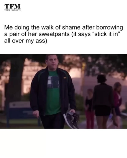 Total Frat Move on Instagram: "A group of women are going viral on Twitter’s Burnerverse for wearing sweatpants with the phrase “stick it” written across the butt. The photo caused some uproar from the internet, with some making jokes and sparked debate. The account that popularized the photo made a joke insinuating that one of their fathers had sent them $40 to buy the sweatpants. He then finishes the tweet with “#gayson” which is a nod to the popular “gay son or thot daughter” debate. What do 