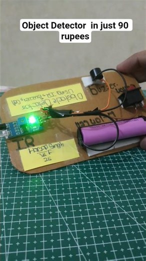 Object Detector Without arduino UNO | Cheapest School project under 90 rupees #arduino #diy