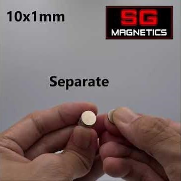How to Separate Magnets 1 - General Guide for Thin Magnets and 2 Medium Sized Magnets