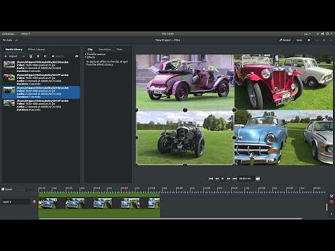 Pitivi: Create Split Screen Video Clips A Video Editing Tutorial.