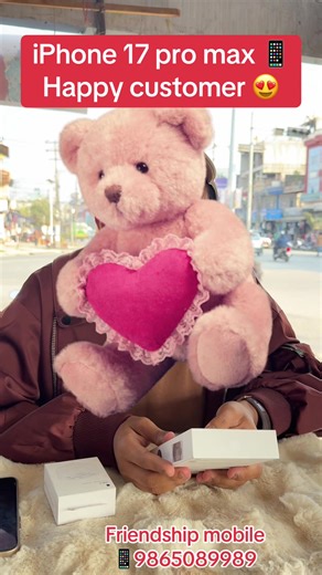 iPhone 17 pro max 📱 Happy customer 😍#friendshipmobilepokharazerokm🙏🏻 #allovernepaldelivery #9865089989 #exchangeoffer #keepsupporting @Eshmirty.dijju😉❤️‍🩹 @🥰luri🦋 @Dalli ❣️😚🤟 @Bikash Bhujel @bishnupoudel5088 @bishnu poudel @Amrita 📲friendship mobile @sujatapoudel2054