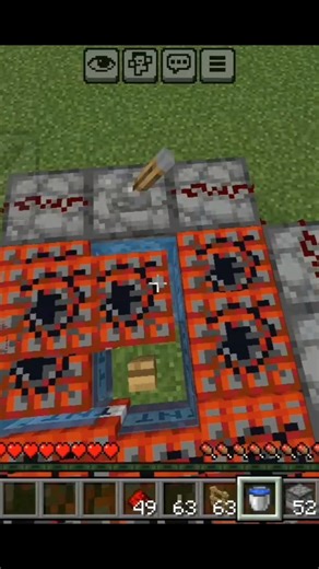 Minecraft New Tik tok tricks TNT launcher #minecraft #shorts #shortfeed #gaming #tutorial