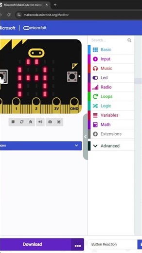 Micro:bit Button Reaction | Beginner tutorial