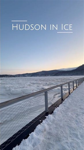 Frozen Hudson River in Cold Spring NY | Real Upstate New York Winter (Feb 3, 2026)