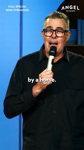 NOW STREAMING 🎙️Watch Adam Carolla’s first-ever CLEAN comedy special! Now streaming exclusively on Angel. | Angel