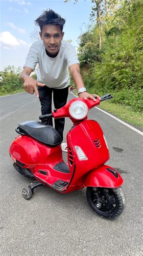 Mini Remote remote RC Vaspa Laal Scooter Unboxing 🥹
