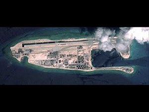 Deimos Imaging - Watching Fiery Cross Reef evolve. From coastal reef to military base