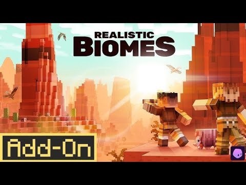 Realistic Biomes 2.2 Add-On Nasıl İndirilir? (İndirme linki youmlarda)