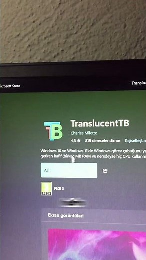Make your Taskbar transparent! 🤩 #explore #windows #pc #microsoft