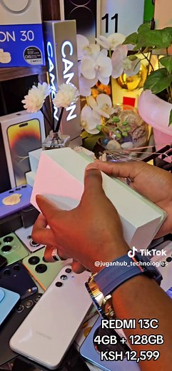 REDMI 13C 4GB 128 GB Ksh 12,599 Redmi 13C Specifications and Features RAM: 4GB,6GB, 8GB Internal Storage: 256GB, 128GB Battery: 5,000 mAh Main camera: 50 MP 0.08 MP Front camera: 5MP Display: 6.71 inch Processor: Mediatek Helio G85 Connectivity: Dual sim, 3G, 4G, VoLTE, Wi-Fi Colors: Black, Blue, Mint, Violet OS: Android 13, MIUI 13 ® Reserve Paybill:247247 AC no :340495 ©The Redmi 13C features a 6.71-inch IPS LCD and an Octa-core Mediatek MT6769Z Helio G85 (12nm) processor with Mali-G52 MC2 GPU