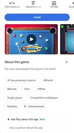 ###how to install 8 ball pool game# viral video## for you page