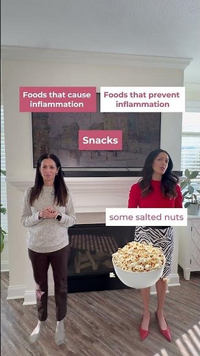 Foods that cause inflammation vs foods that prevent inflammation 🔥