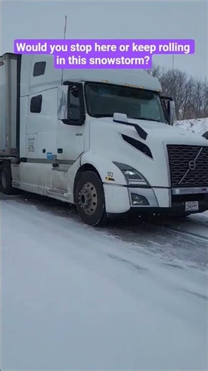 POV Truck Driving USA | Iowa Mile 275 — Trucks Stopped by Ice & Snow ❄️🚛 #shorts