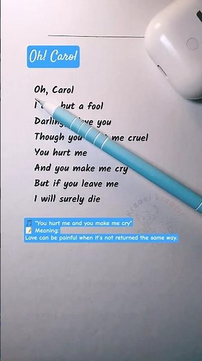 Easy English Karaoke | Oh! Carol – Sing & Learn English