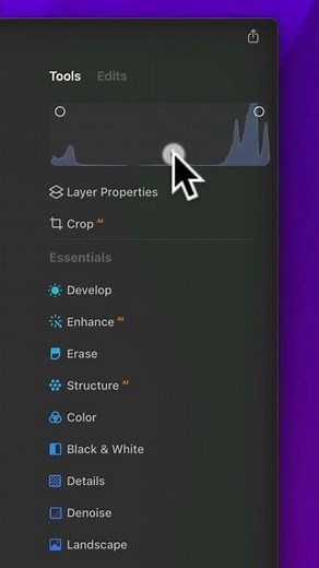Where is the HISTOGRAM in Luminar NEO?!