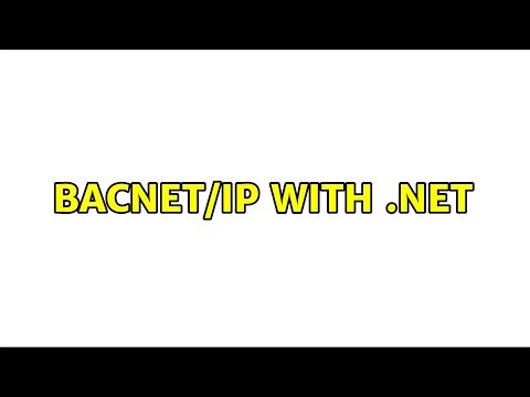 Bacnet/IP with .NET (3 Solutions!!)