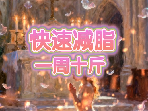 【自制sub】快速减脂｜一周十斤｜全面瘦｜塑型｜永不反弹