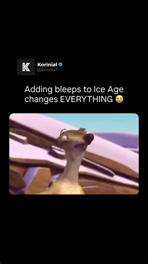 Memes | Relatable | Entertainment on Instagram: "🤣 Ice Age is an animated movie set during the prehistoric era, when the world was covered in ice and snow. The story follows an unlikely group of animals: Manny the mammoth, Sid the talkative sloth, and Diego the saber-toothed tiger. They come together to return a human baby to its family, forming an unexpected friendship along the way. The movie is known for its humor, adventure, and the funny antics of Scrat, a squirrel constantly chasing an ac