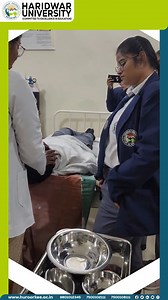 Apply Now for UG and PG Course: https://huroorkee.ac.in/apply-you?utm_source=Instagram&utm_medium=Description B.Sc Nursing students at Haridwar University gain hands-on experience in the well-equipped Nursing Lab. Under the supervision of expert faculty, they practice essential clinical skills. The lab provides a safe environment for learning procedures like patient care, injections, and vital sign monitoring. Faculty members guide students to ensure accuracy and confidence in their skills. This