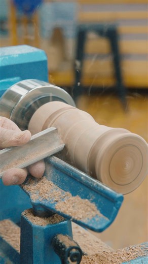 Hollow Turning Technique - Always cut down the hill on each side. Alternate between them to avoid grain tear-out or catches as you go deeper. Smooth, safe hollowing every time. #WorkshopTips #woodturning #timberbits | Timberbits