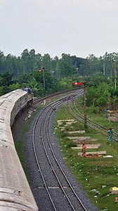 Curve and running bangladeshi train #train #railtrack | Railway Gallary Rail