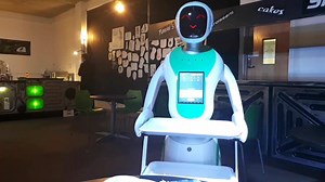3.9K views · 35 reactions | Robot waitress AMY delivers our food and drink at the Robotazia exhibition and cafe in Central Milton Keynes library! 烙 It's free entry and on until end of January. | Destination Milton Keynes | Facebook