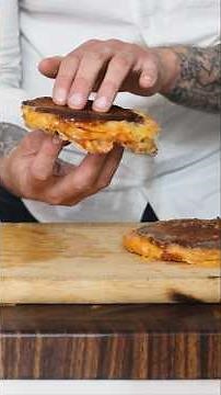 This Chorizo Brioche Grilled Cheese is a SERIOUS Addiction!! #shorts